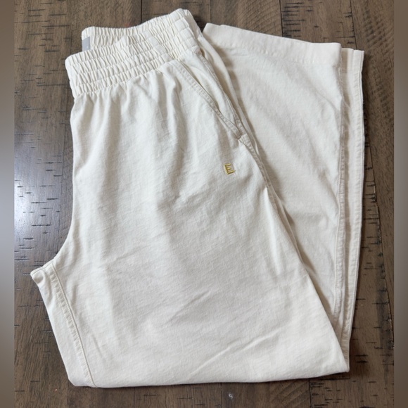Everlane Organic Cotton White Wide-Leg Pants - Picture 4 of 11